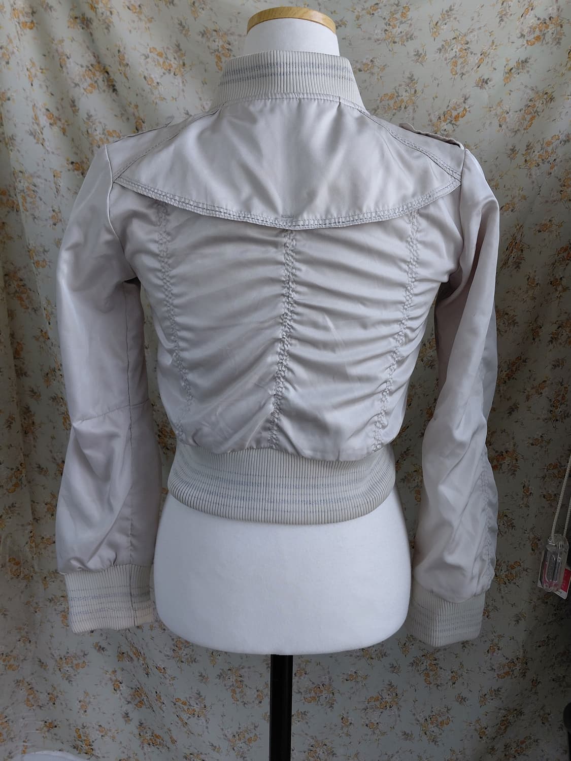 [y2k] Glory 아이보리 크롭 항공점퍼 44 상품이미지4