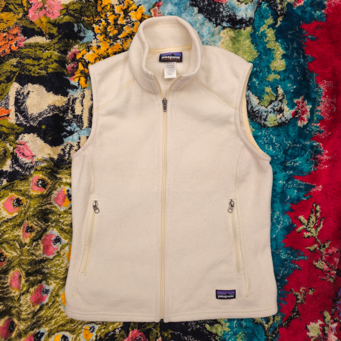 파타고니아 신칠라 여성 베스트 S 아이보리 상품이미지1