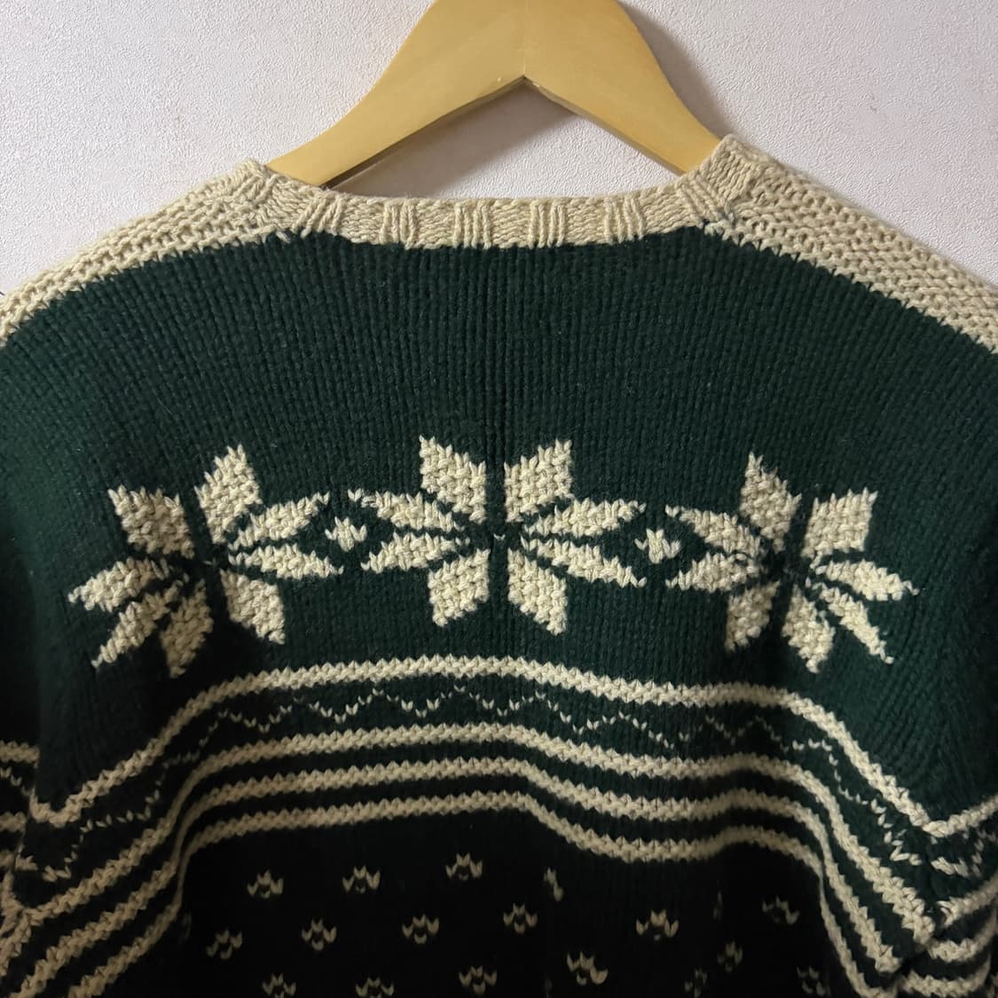 폴로 랄프로렌 눈꽃 빈티지 노르딕 두툼 니트 XL (100정도) 상품이미지5