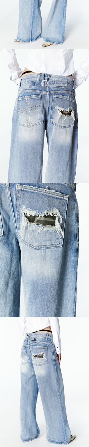 SNYDER WIDE DENIM (BLUE)  SIZE 02 새상품 상품이미지2