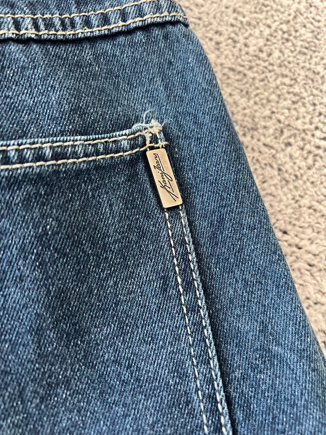 칼카니 빈티지 데님 팬츠 상품이미지7