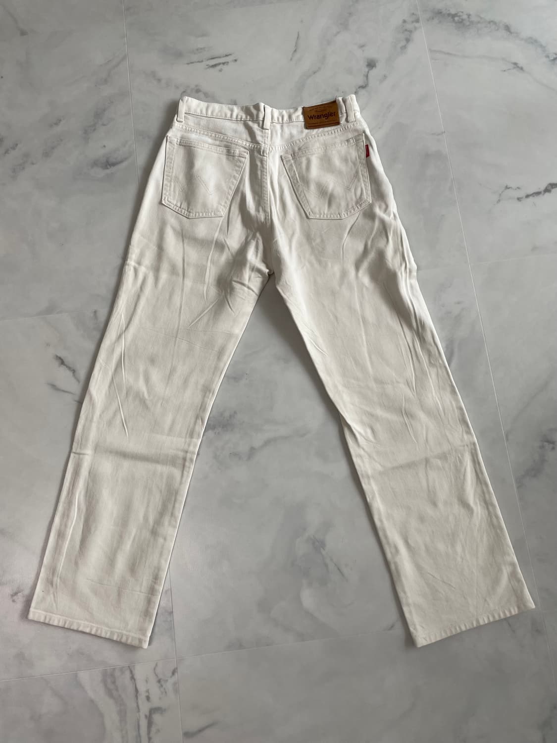 랭글러 화이트진 데님팬츠 30사이즈 상품이미지4