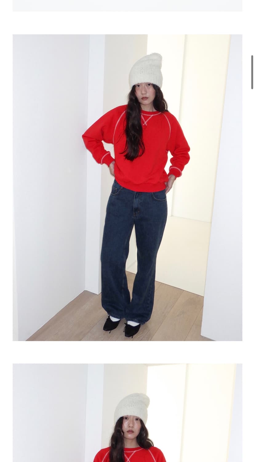 포니테일 NEW Bella 루즈핏 데님 M 상품이미지3