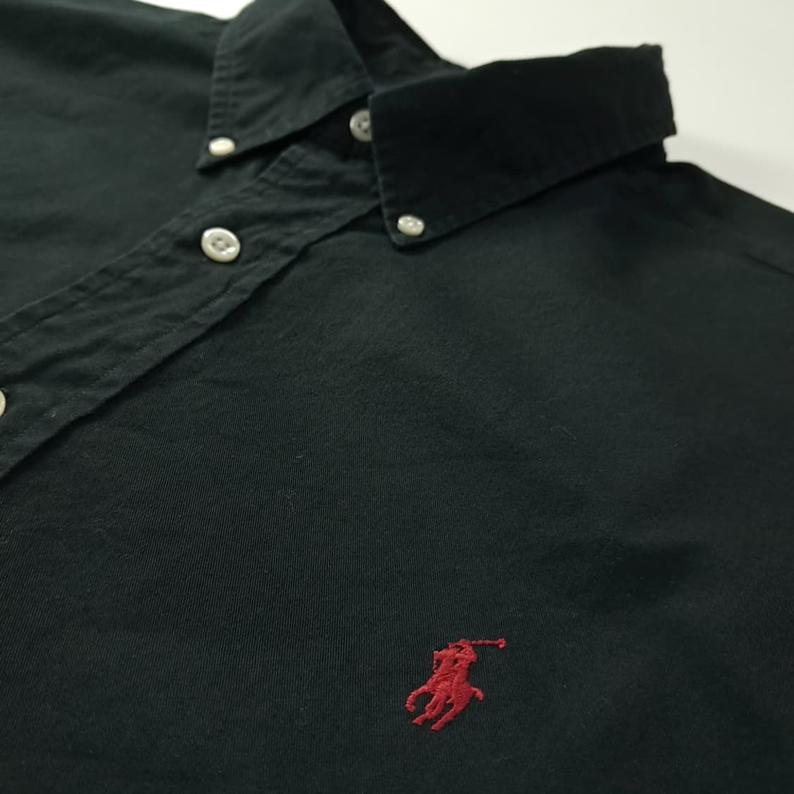 CK391 2XL 폴로 90s 레드포니 블랙 셔츠 남방 상품이미지4