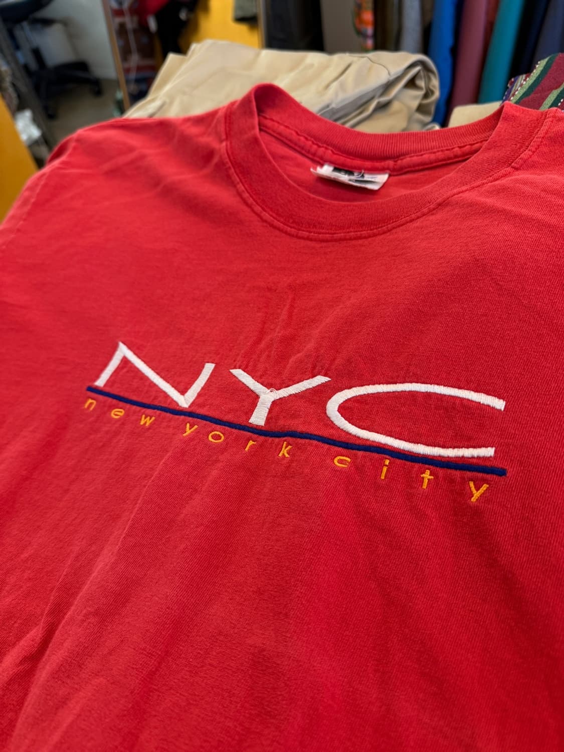 NYC 뉴욕 시티 자수 티셔츠 상품이미지2