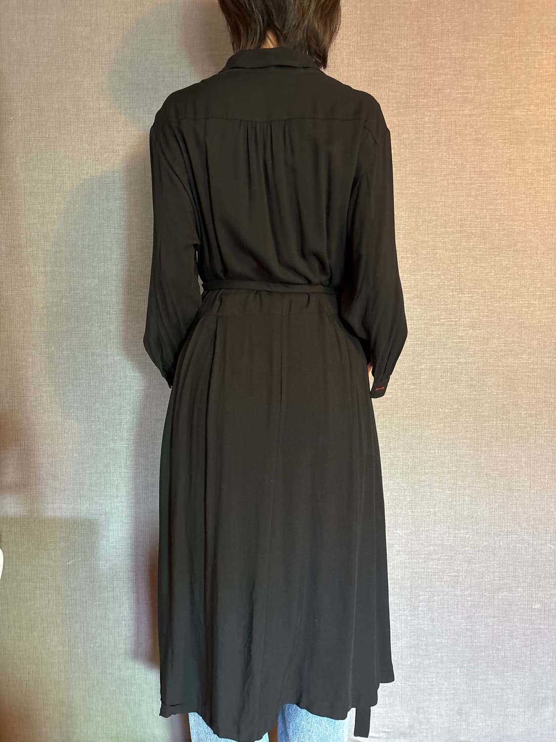 유니클로 X 이네스 드 라 프레상쥬 블랙 랩 원피스 상품이미지6