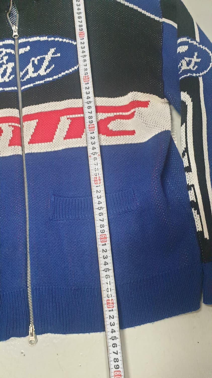 크리틱 레이싱 니트 집업 L 상품이미지3