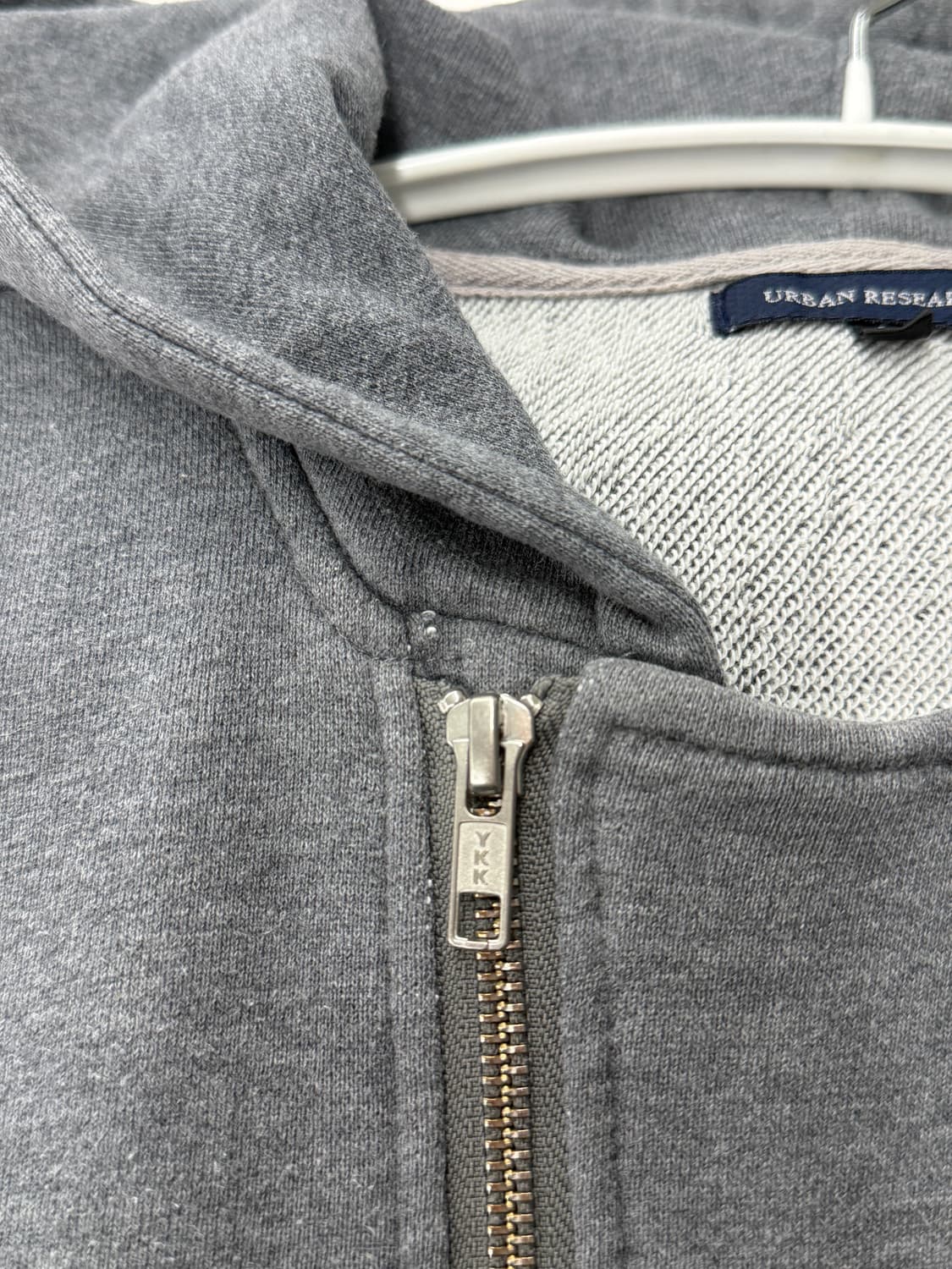 일본빈티지 그레이 사선 후드집업 상품이미지9