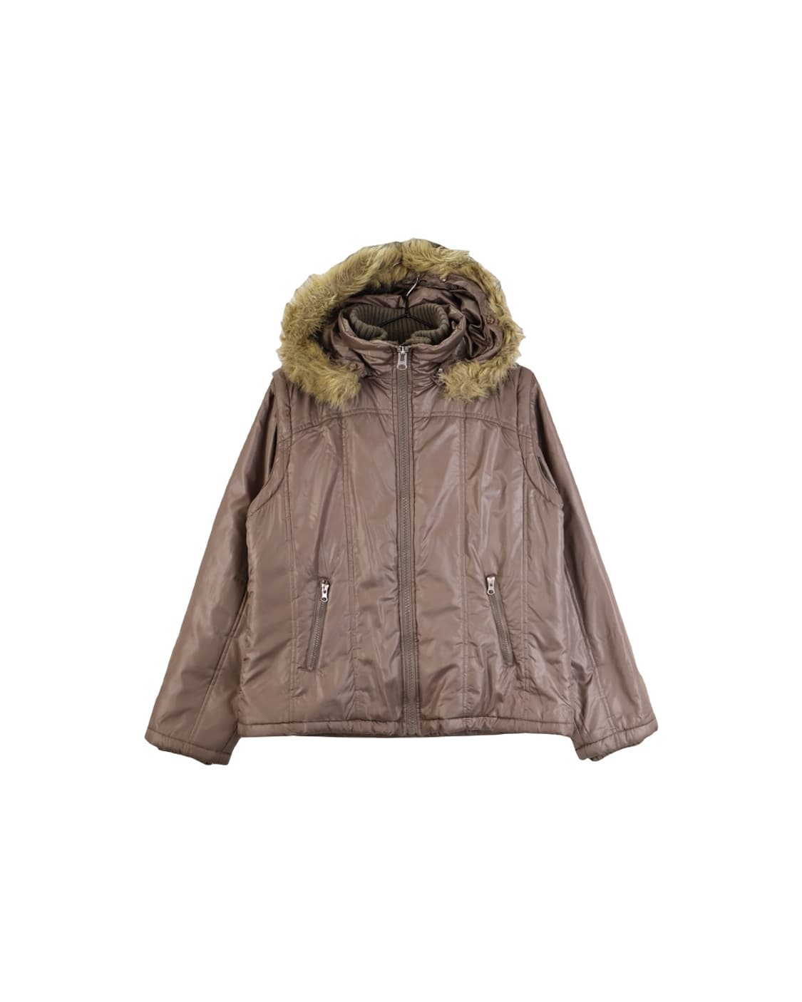 Jpn Zipper details Puffer Jackets 상품이미지3