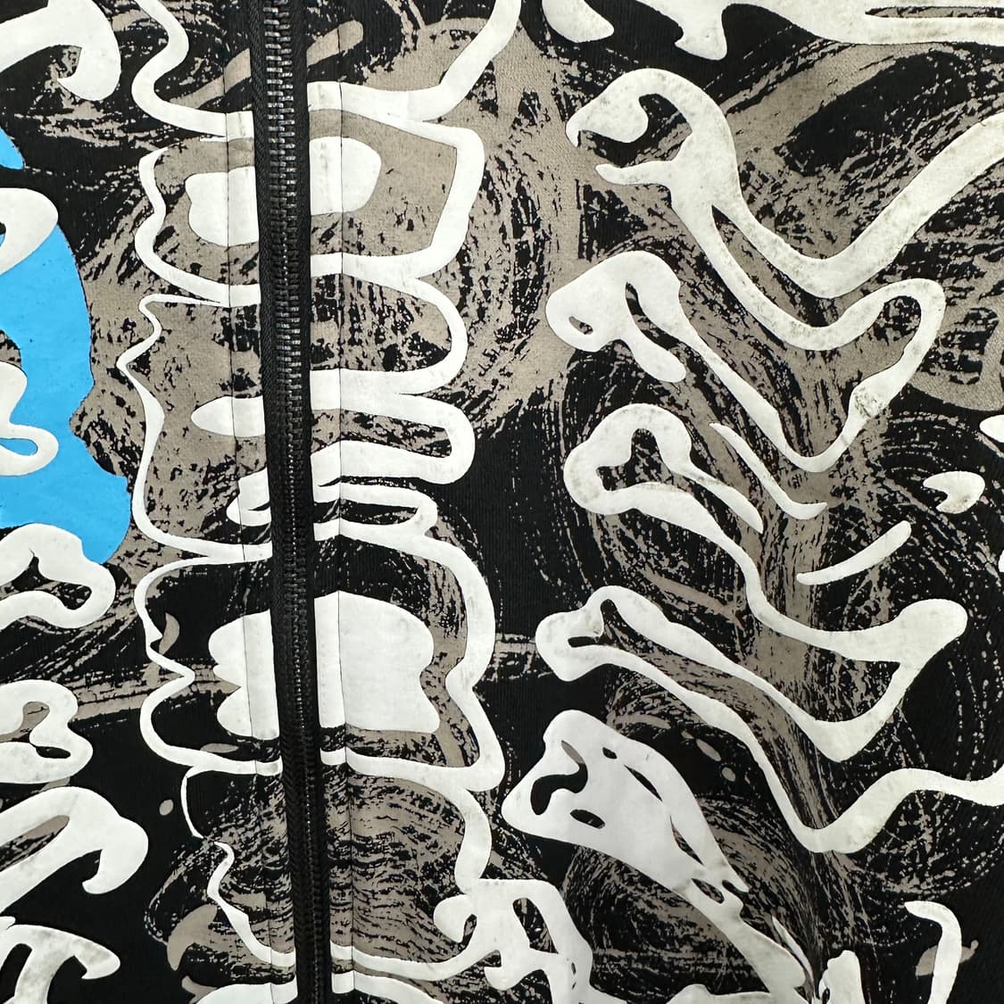 100 남자 캐피탈맛 루즈핏 프린팅 후드집업 상품이미지4