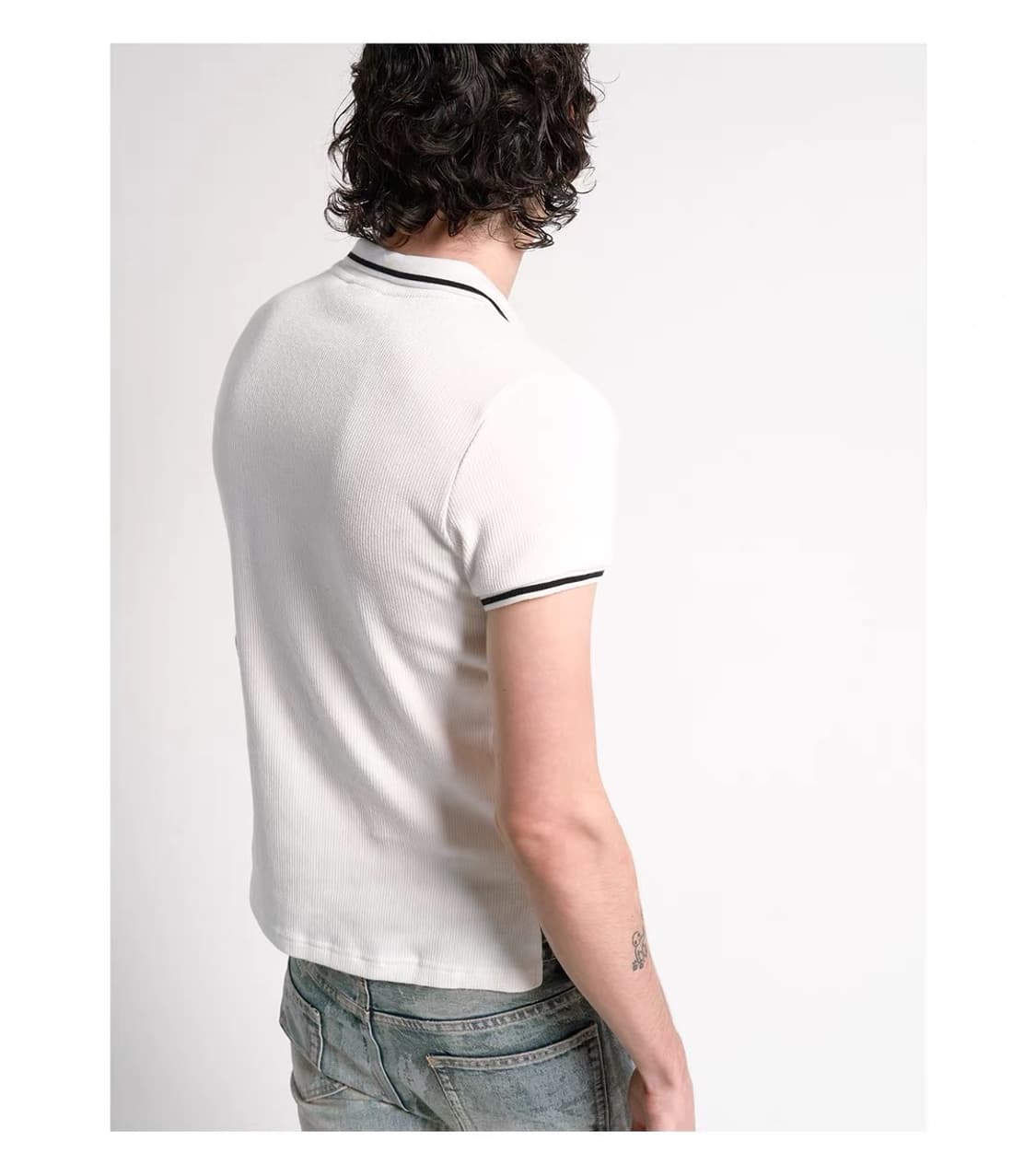 RUDEBRAT Cross Print Polo Shirt 상품이미지4