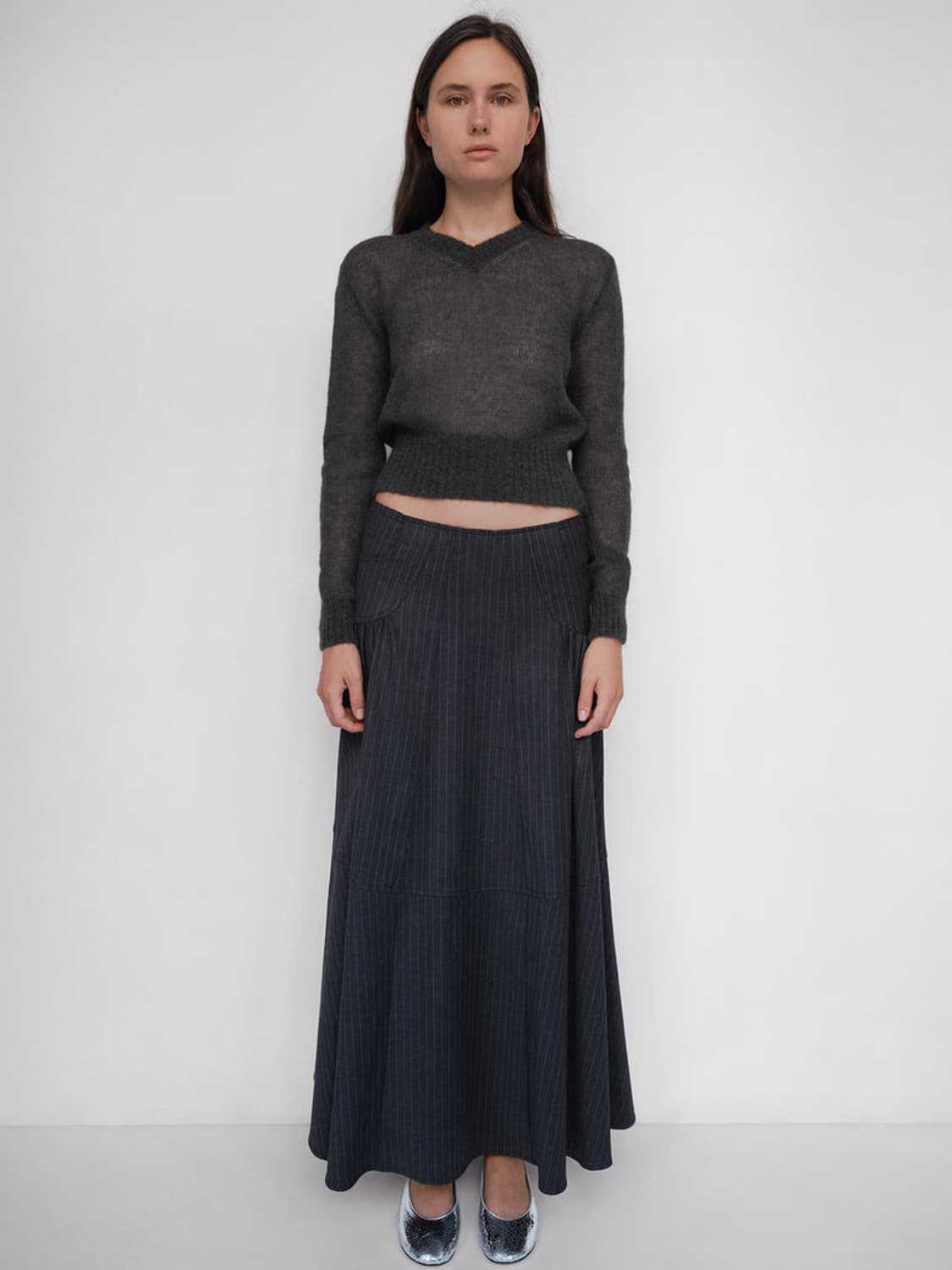 [M]기마구아스 Mum 모헤어 니트/다크 그레이 상품이미지2