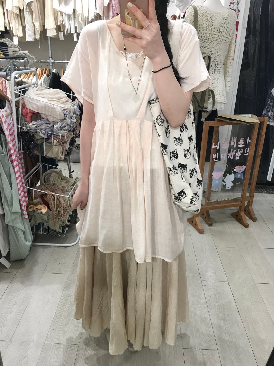 Cotton Gauze mori Skirt 상품이미지5