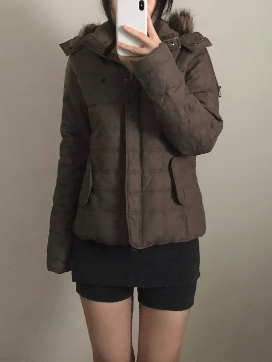 아베크롬비 순록 카키 패딩 상품이미지1