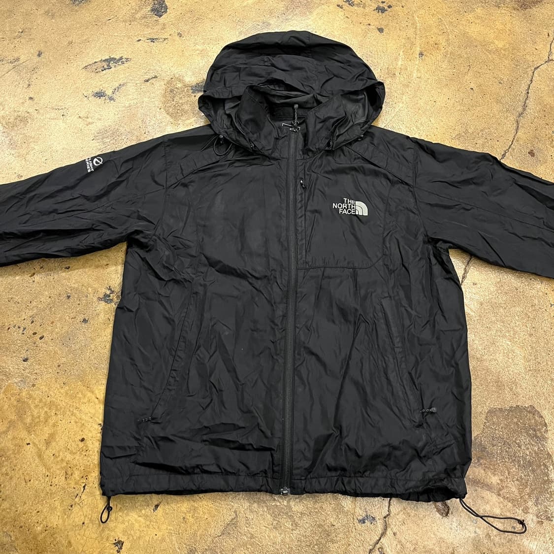 [정품/95] 노스페이스 블랙 바람막이 후드 자켓 b14 상품이미지3