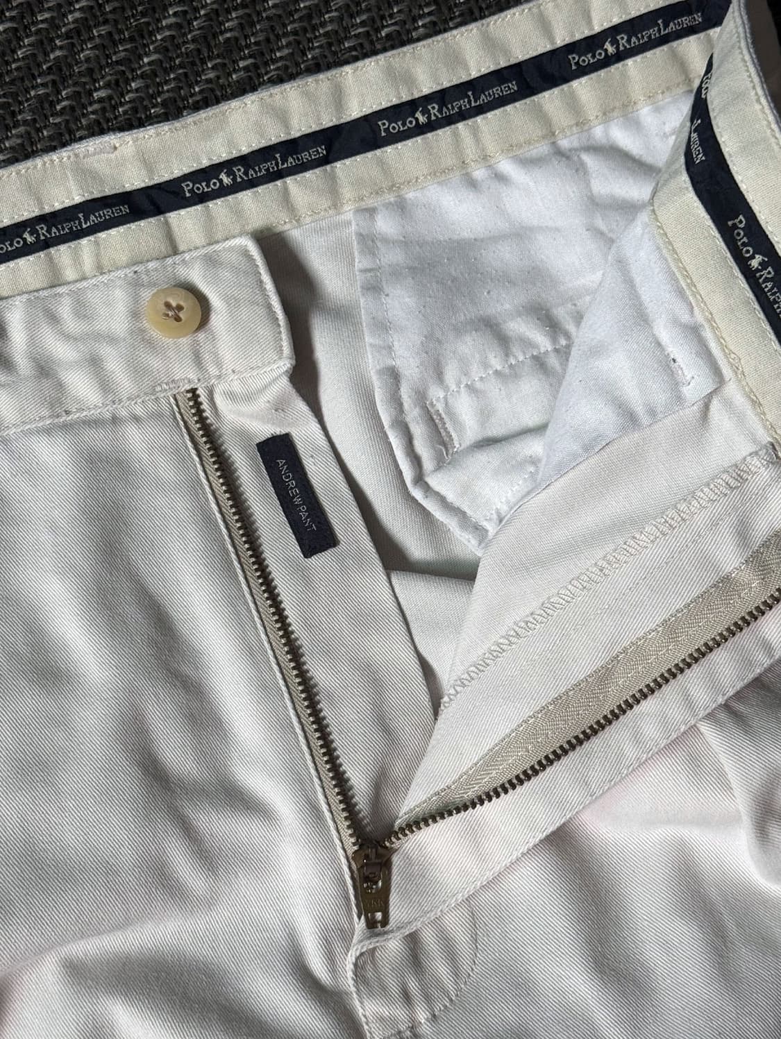 (30) 90s 폴로 랄프로렌 앤드류 더블 플리츠 치노 팬츠 상품이미지3