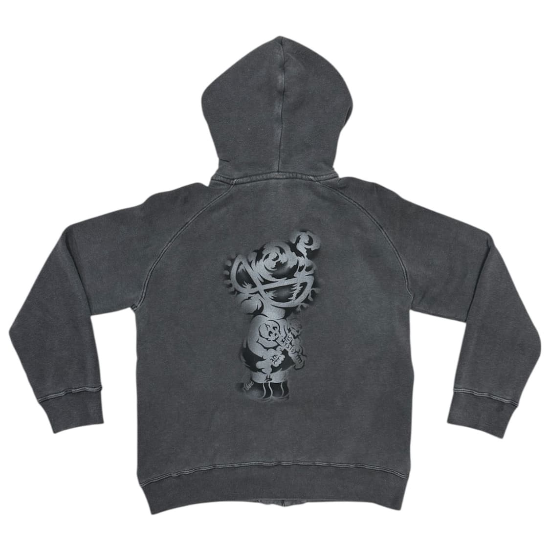 히스테릭 글래머 아카이브 해골 그래픽 사선 지퍼 후드 집업 자켓 상품이미지2