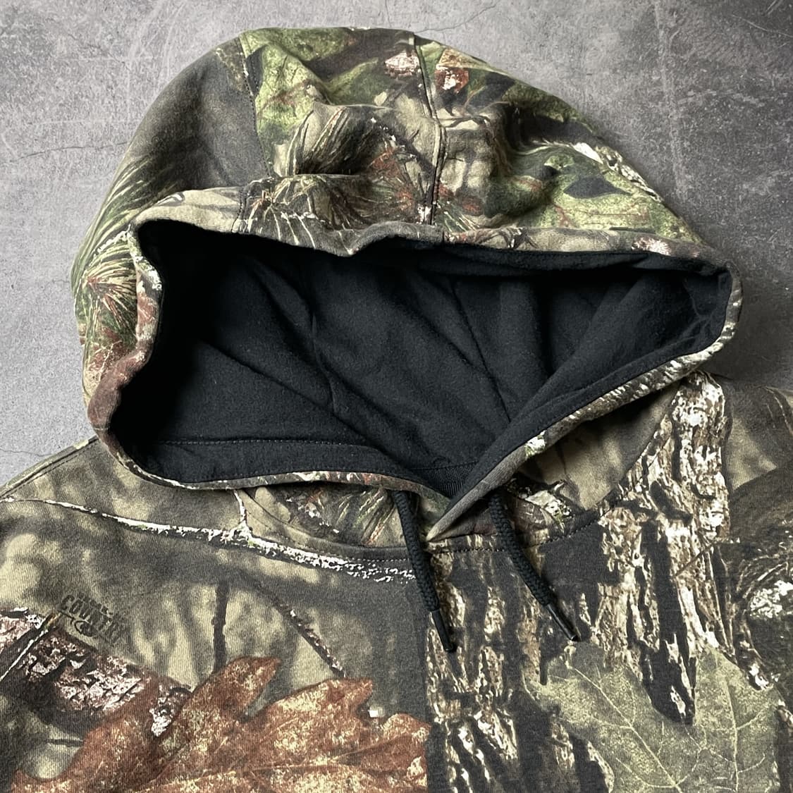 CARHARTT 칼하트 빈티지 카키 패턴 코튼 후드티 A00431 상품이미지3