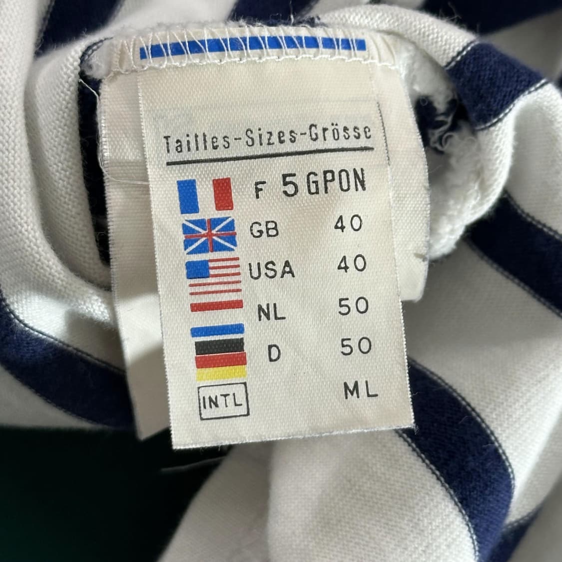 세인트제임스 스트라이프 긴팔티셔츠 (M) 상품이미지6