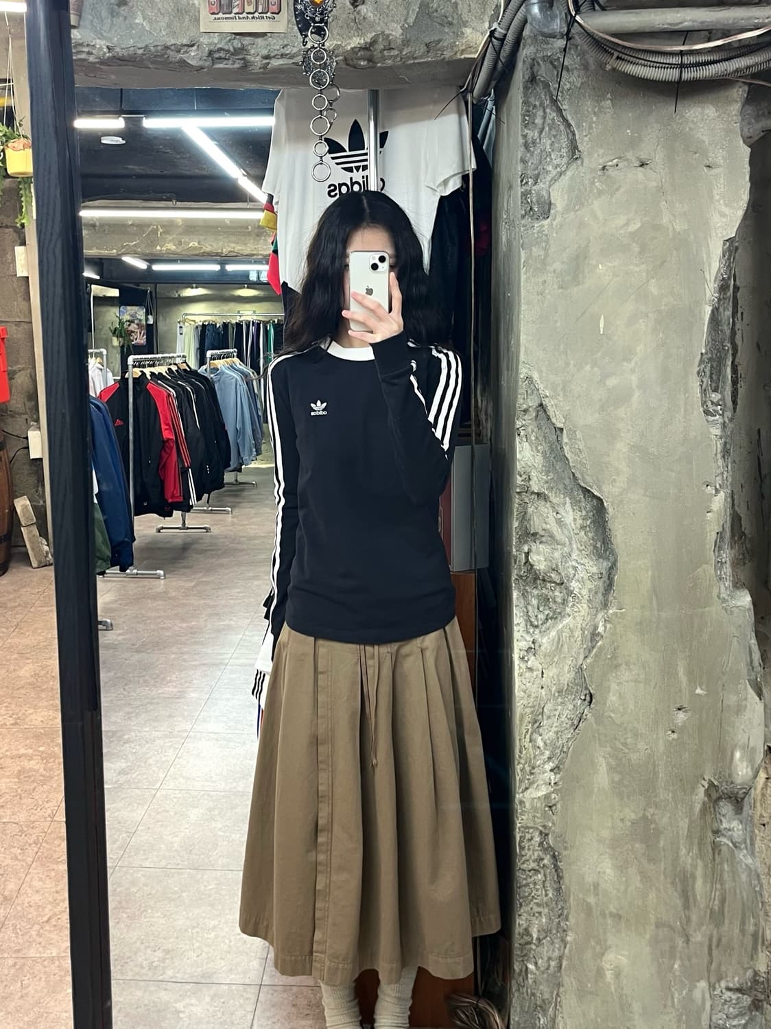 아디다스 긴팔티 블랙 XS #csz2741 상품이미지2