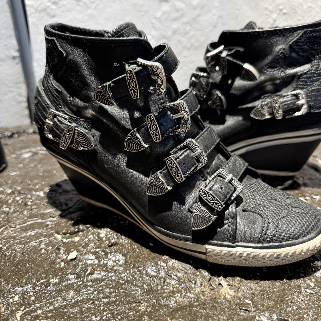 ASH – Western Buckle Wedge Sneakers 2000 상품이미지5