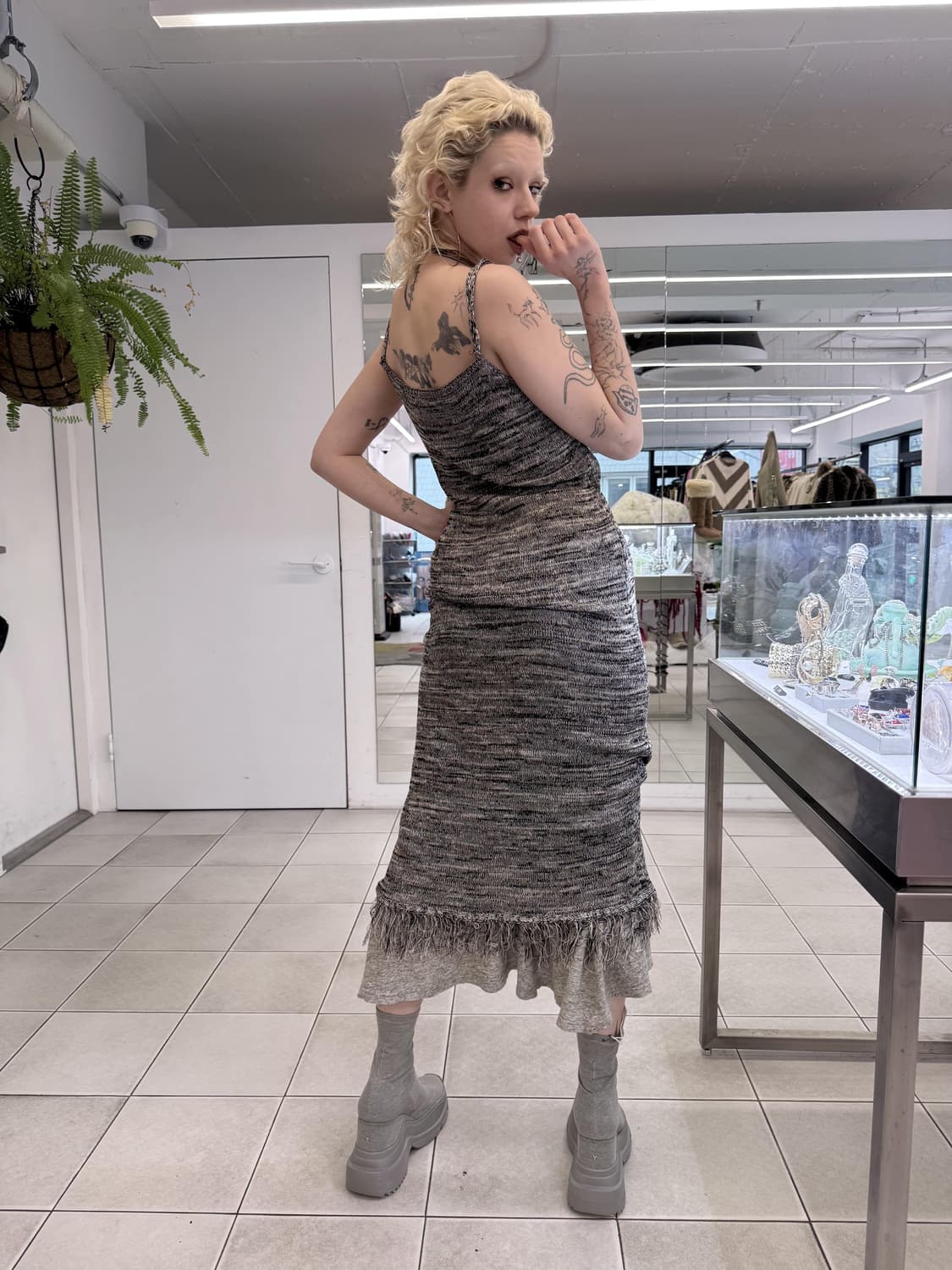 knit maxi dress 상품이미지4