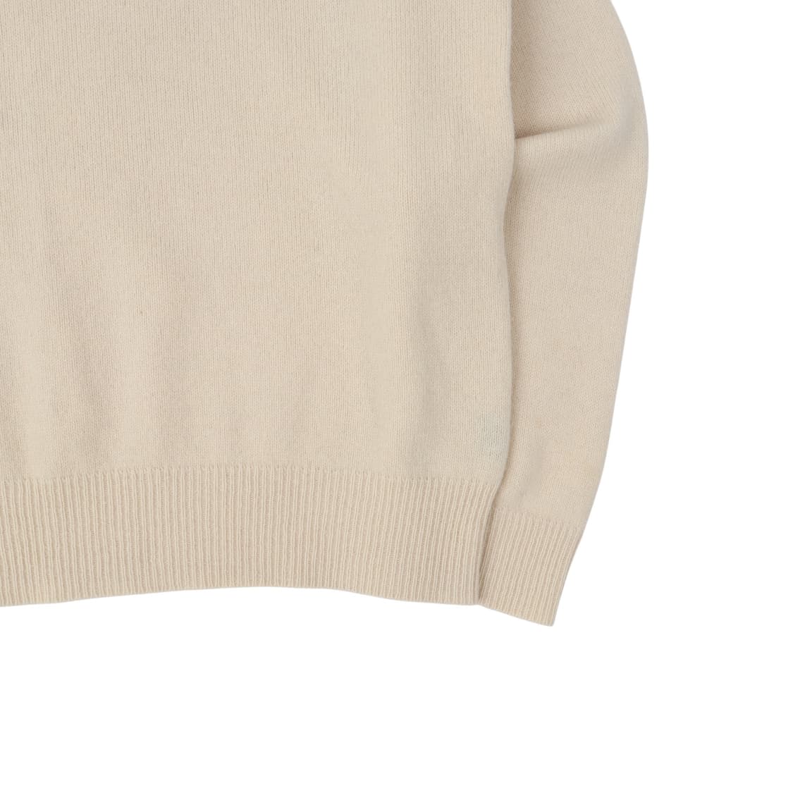 폴로 랄프로렌 아이보리 램스울 브이넥 니트 상품이미지4