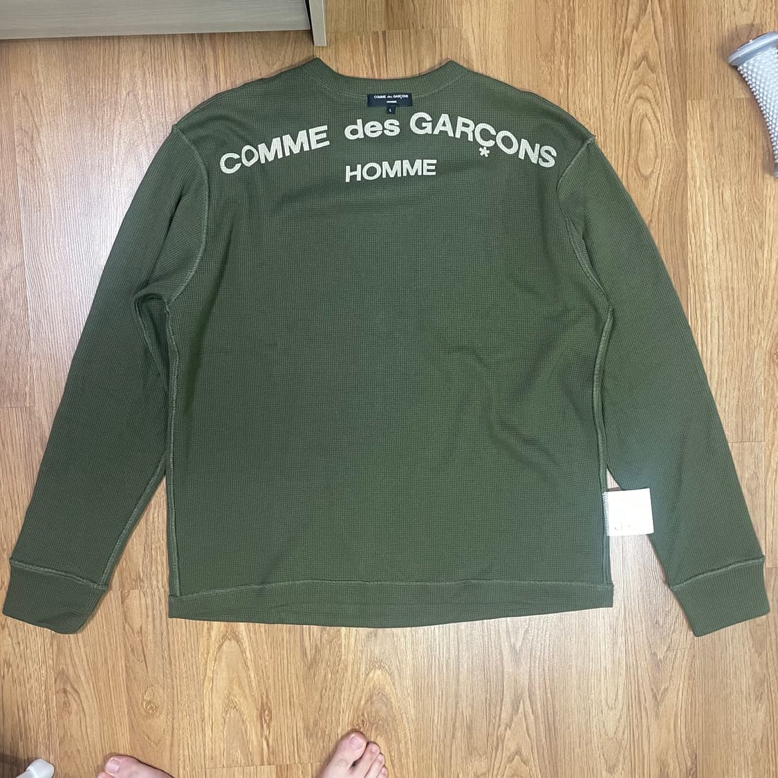 꼼데가르송 리버시블 와플 니트 롱슬리브 L 새상품 희귀매물 상품이미지1