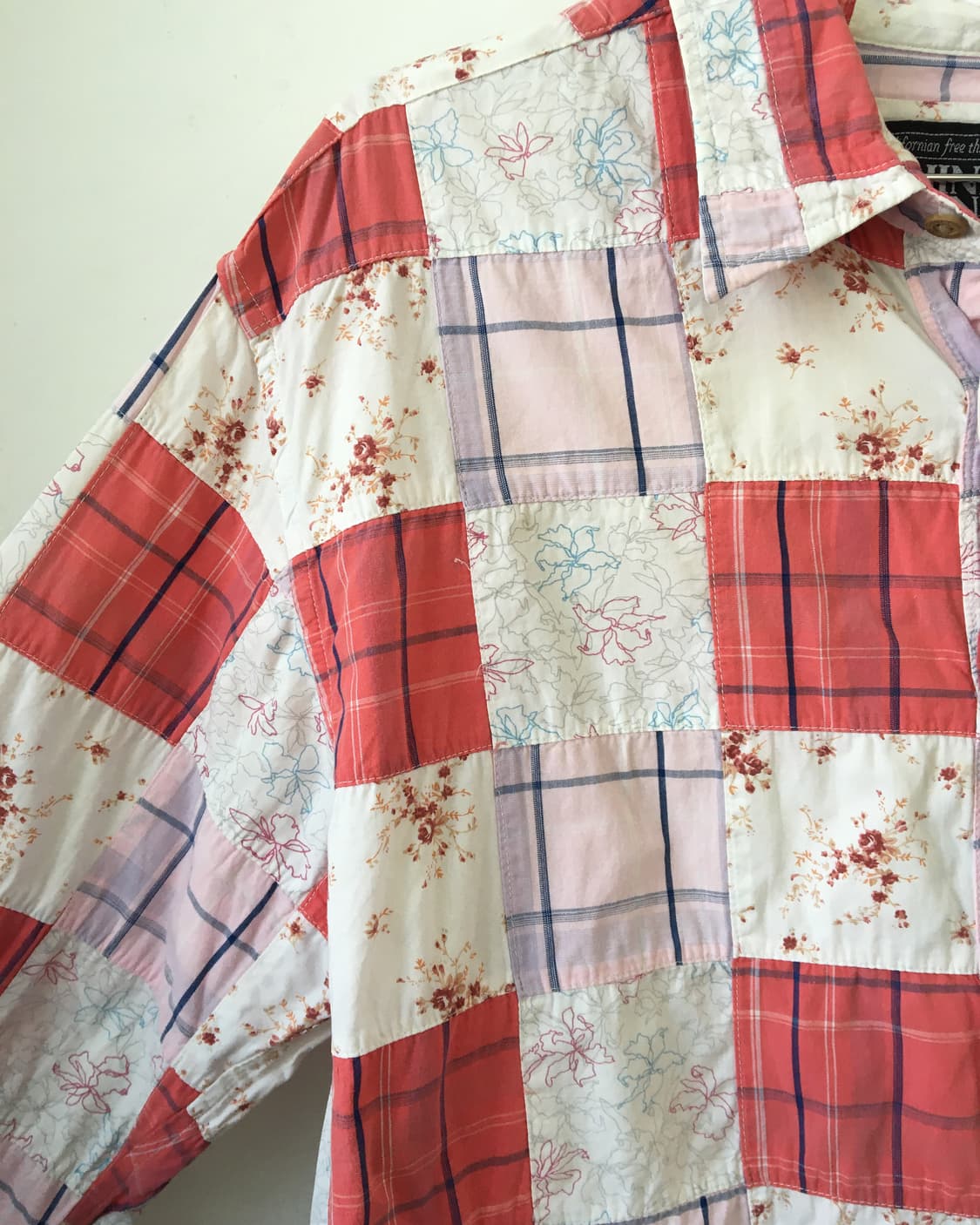 Patch work pattern shirt 상품이미지4