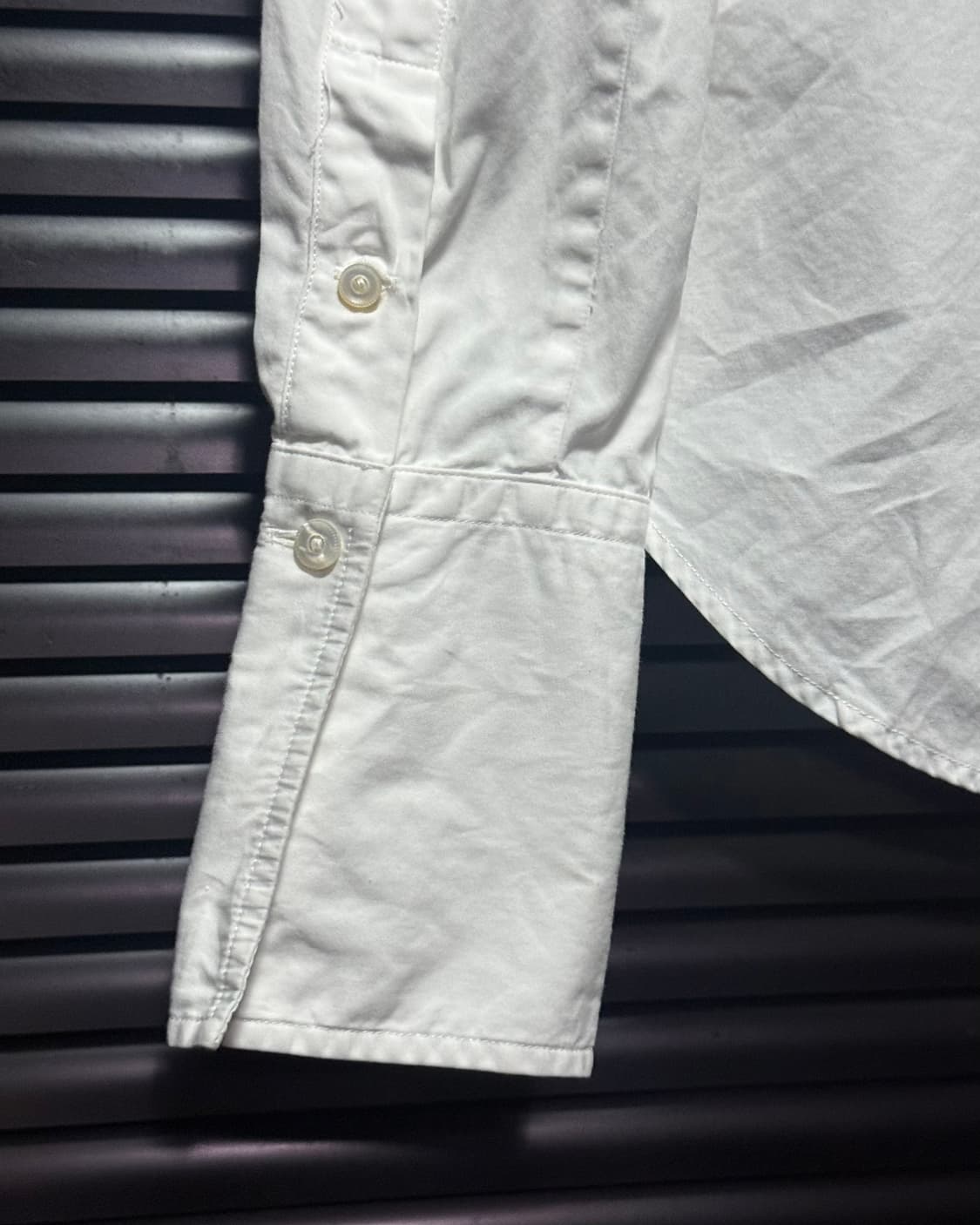 폴로 랄프로렌 화이트 프릴 러플 레이스 셔츠 로리걸 갸루 고스 펑크 러펠 상품이미지7