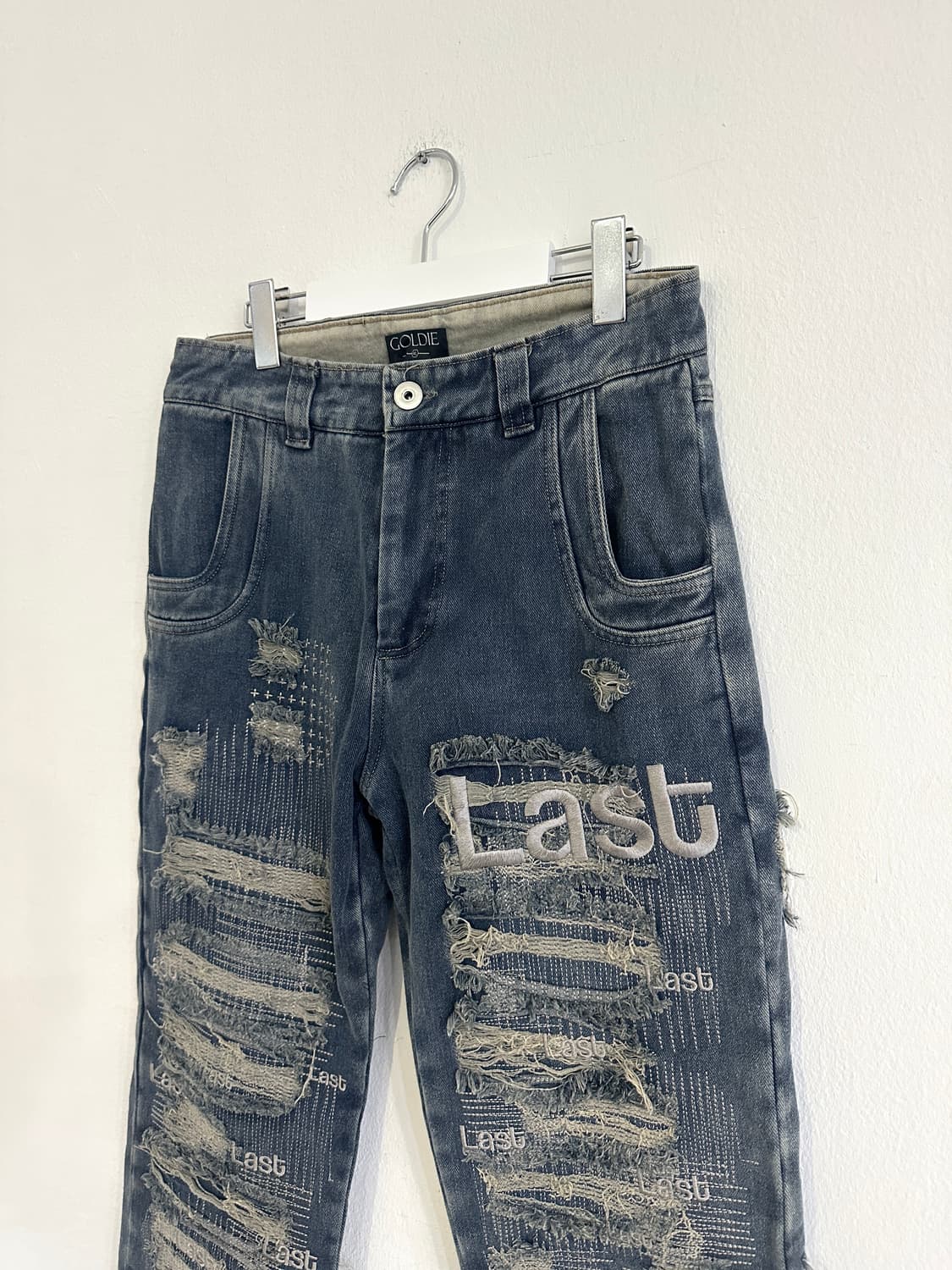 VTG 디스트로이드 레터링 와이드진 상품이미지5