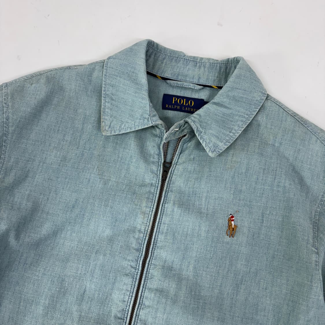 폴로 샴브레이 블루종 상품이미지5