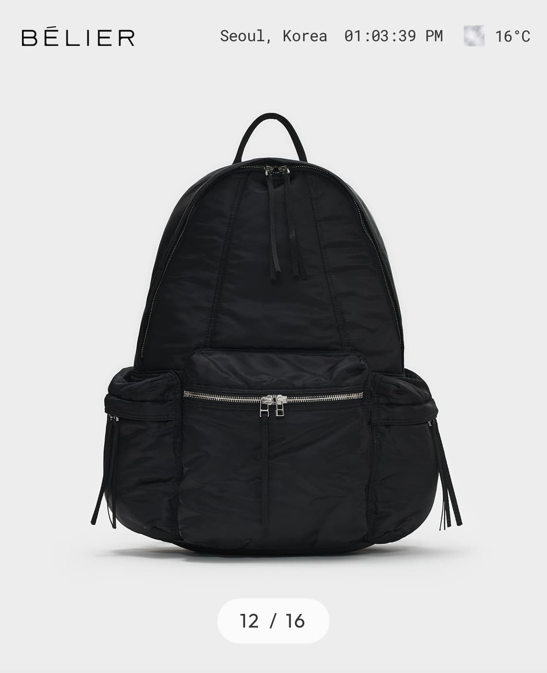 벨리에 오퍼레이션 백팩 상품이미지1