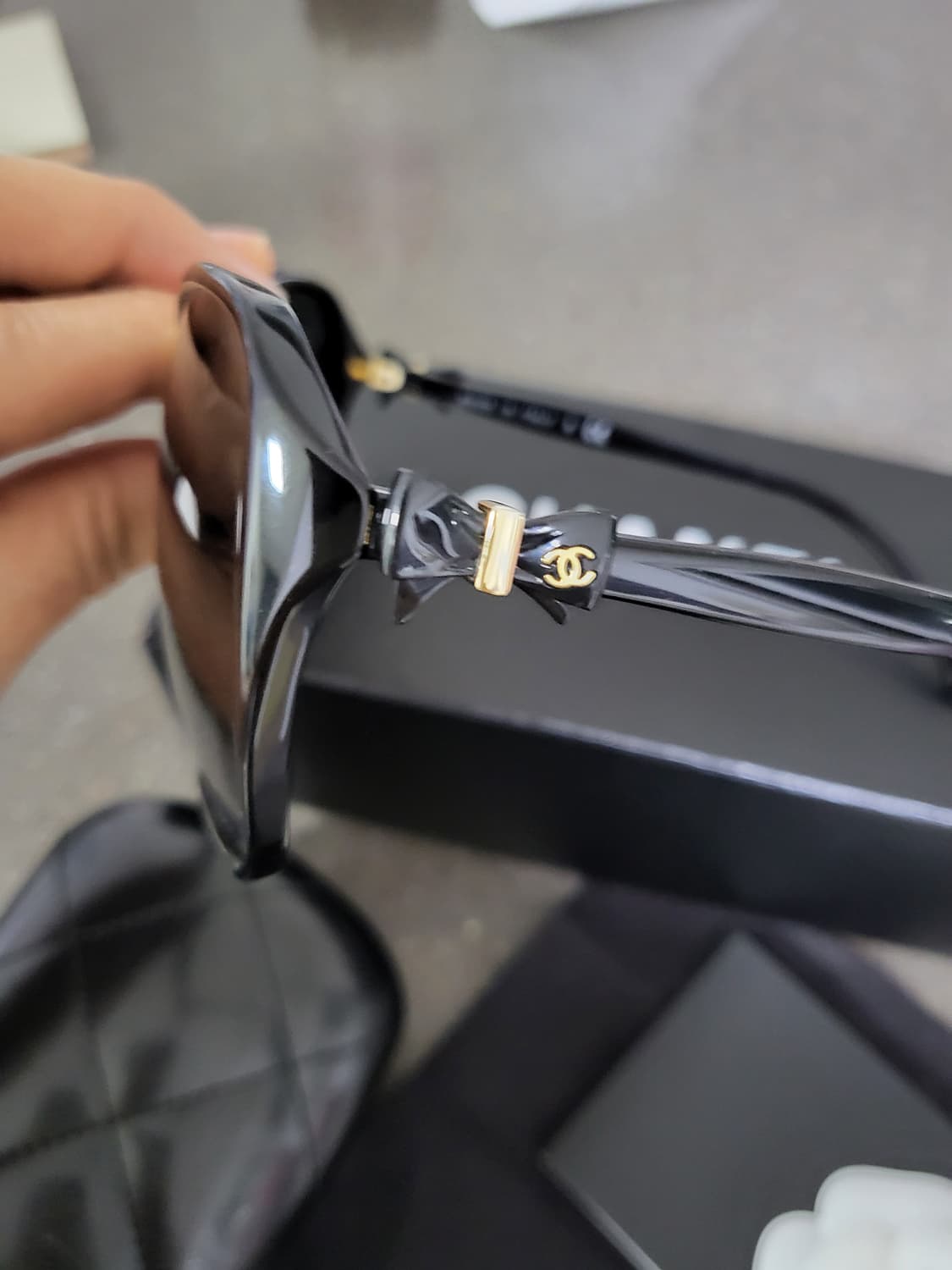 (정픔)샤넬 리본 선글라스 새상품 상품이미지2