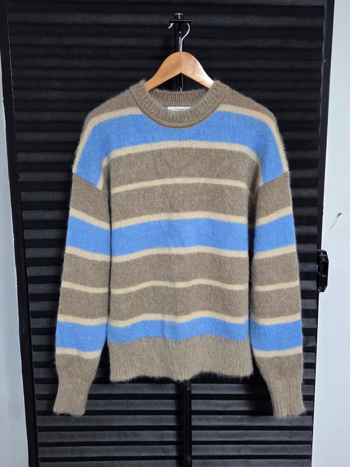 [스튜디오 톰보이] 모헤어 컬러블럭 풀오버 니트 | 00194 상품이미지1