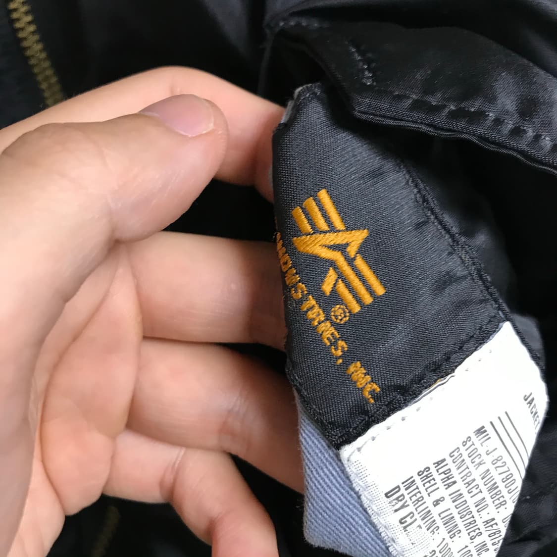 알파인더스트리 나사 아폴로 ma-1 상품이미지4