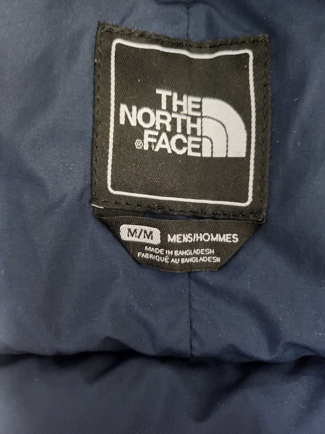 (100-105) 노스페이스 눕시 눕시2 700 패딩 아이보리/네이비 상품이미지3