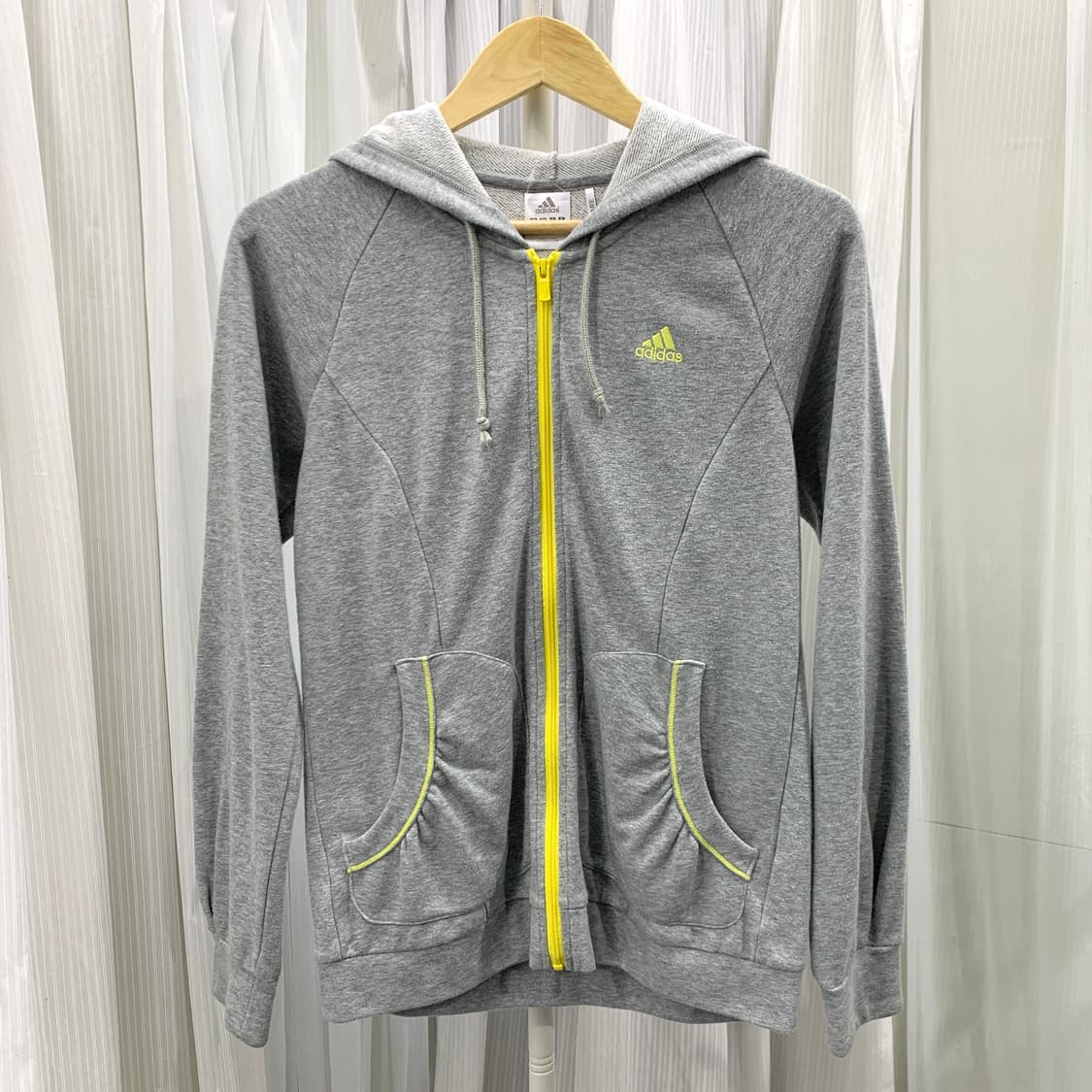 아디다스 ADIDAS 실버 펄 후드집업 1595 상품이미지1