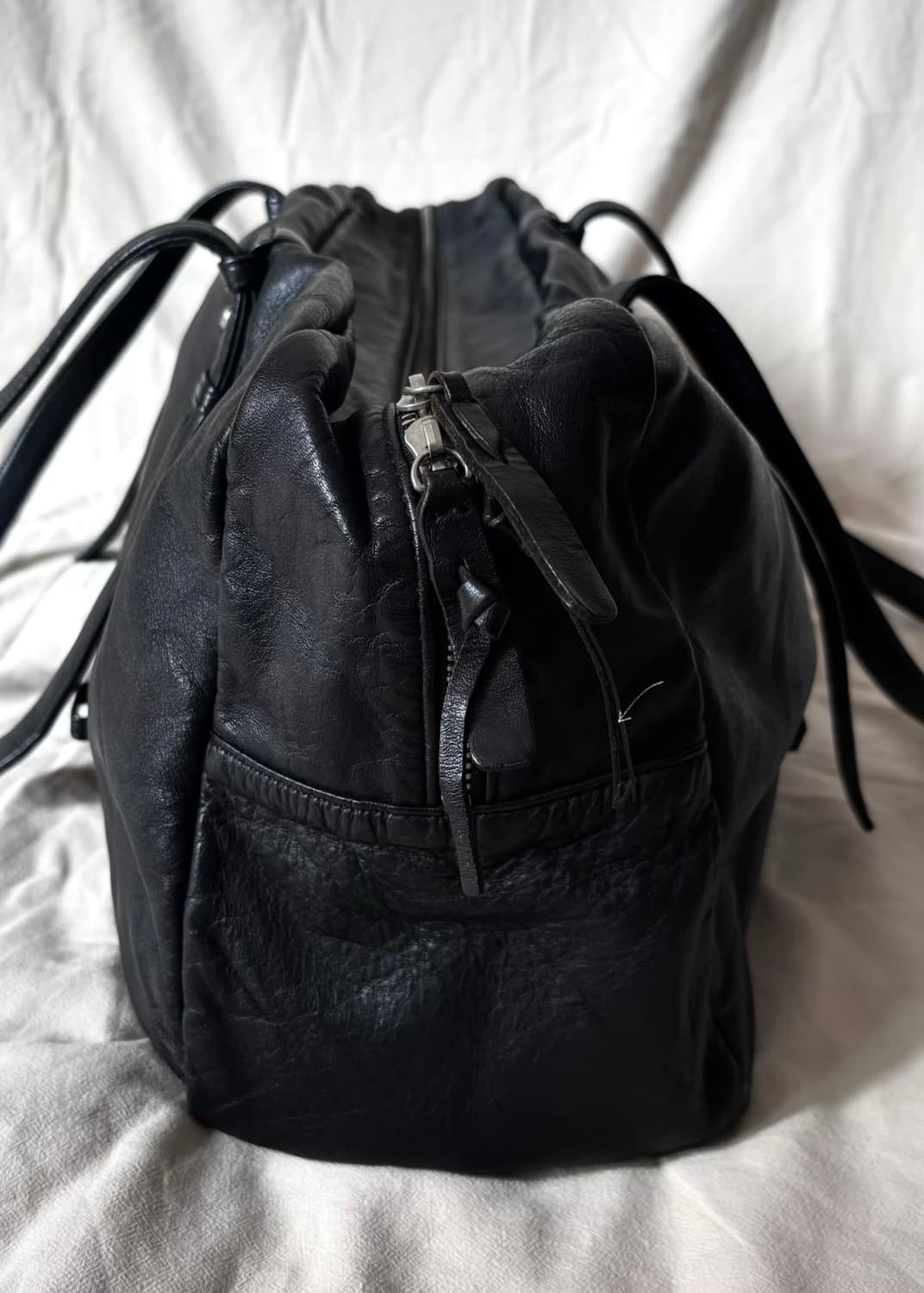 요지야마모토 레더 보스턴백 상품이미지4