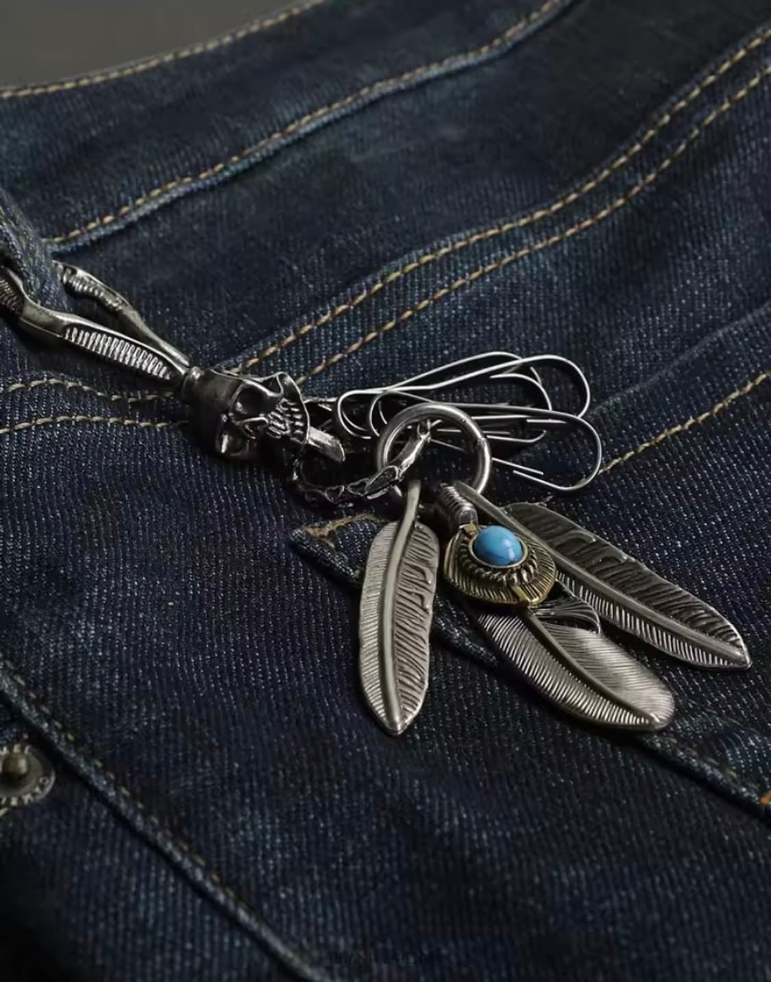 터키석 패더 메탈 키링 상품이미지3