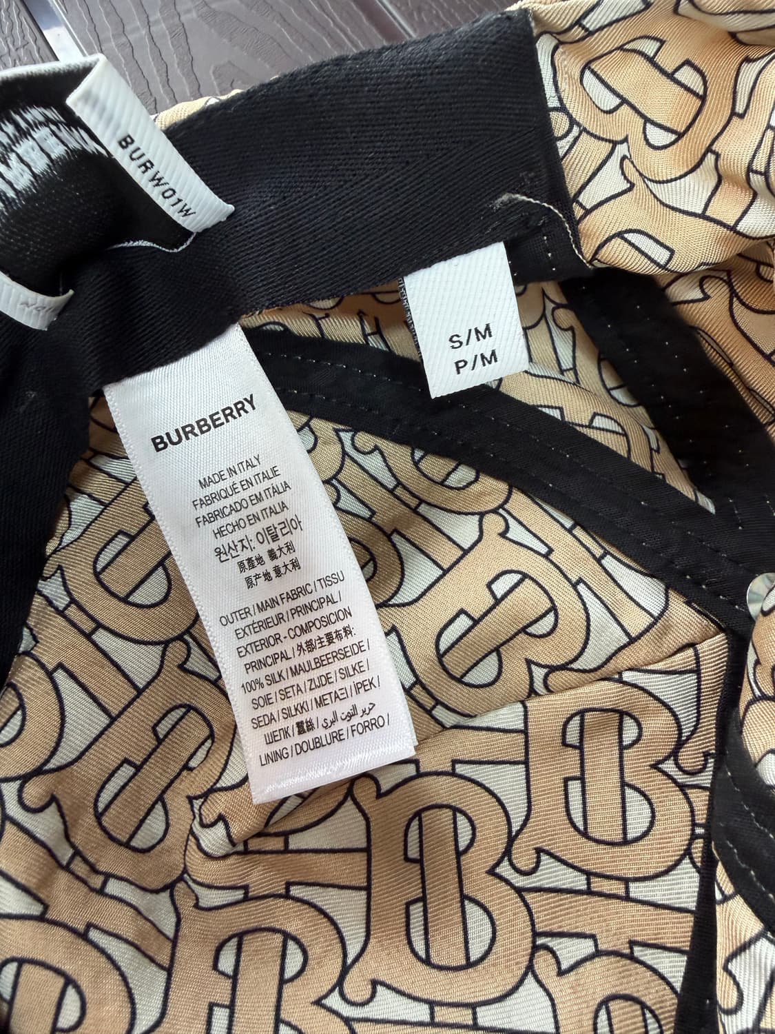 버버리 TB 모노그램 리본 베이스 볼캡 상품이미지7