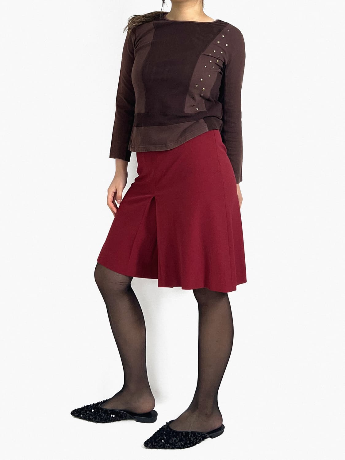 vintage punching sleeve top 상품이미지5