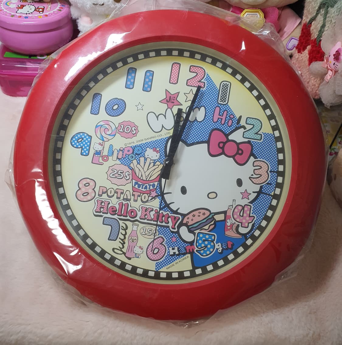 미개봉 고전 산리오 헬로키티 시계 희귀 네코 키티 엔틱 y2k 갸루 방꾸 상품이미지1