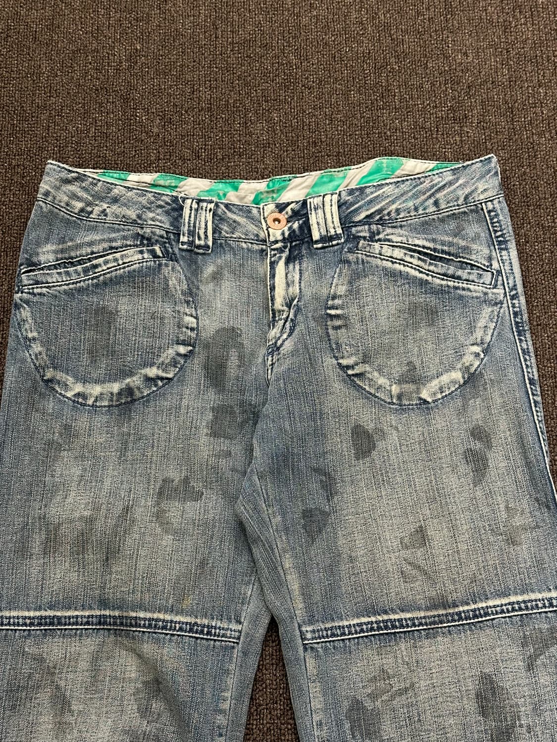 28)55DSL 빈티지 여성 플레어진 상품이미지2