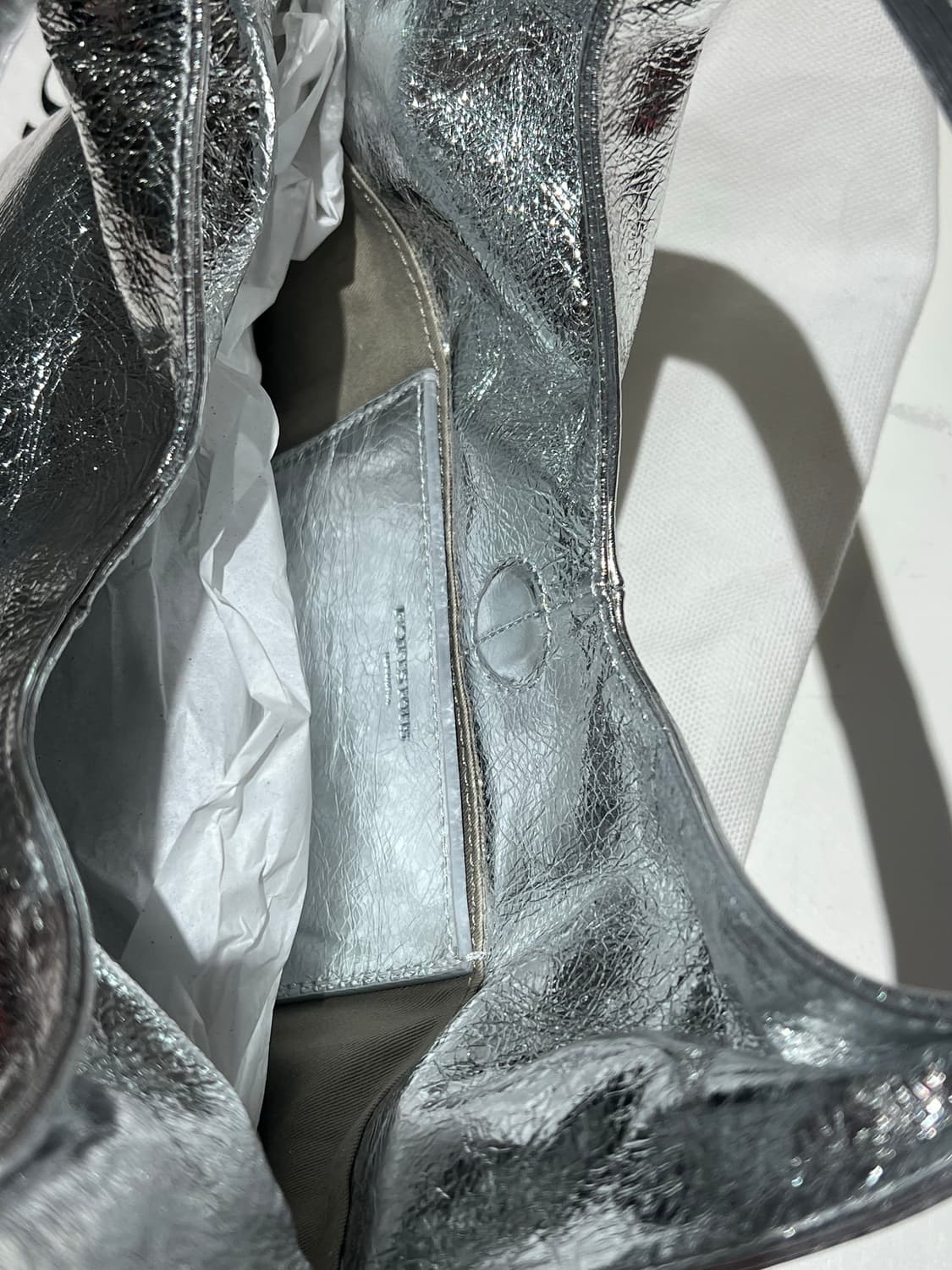 포츠포츠 fottsfotts 실버 백 리본빛 상품이미지5