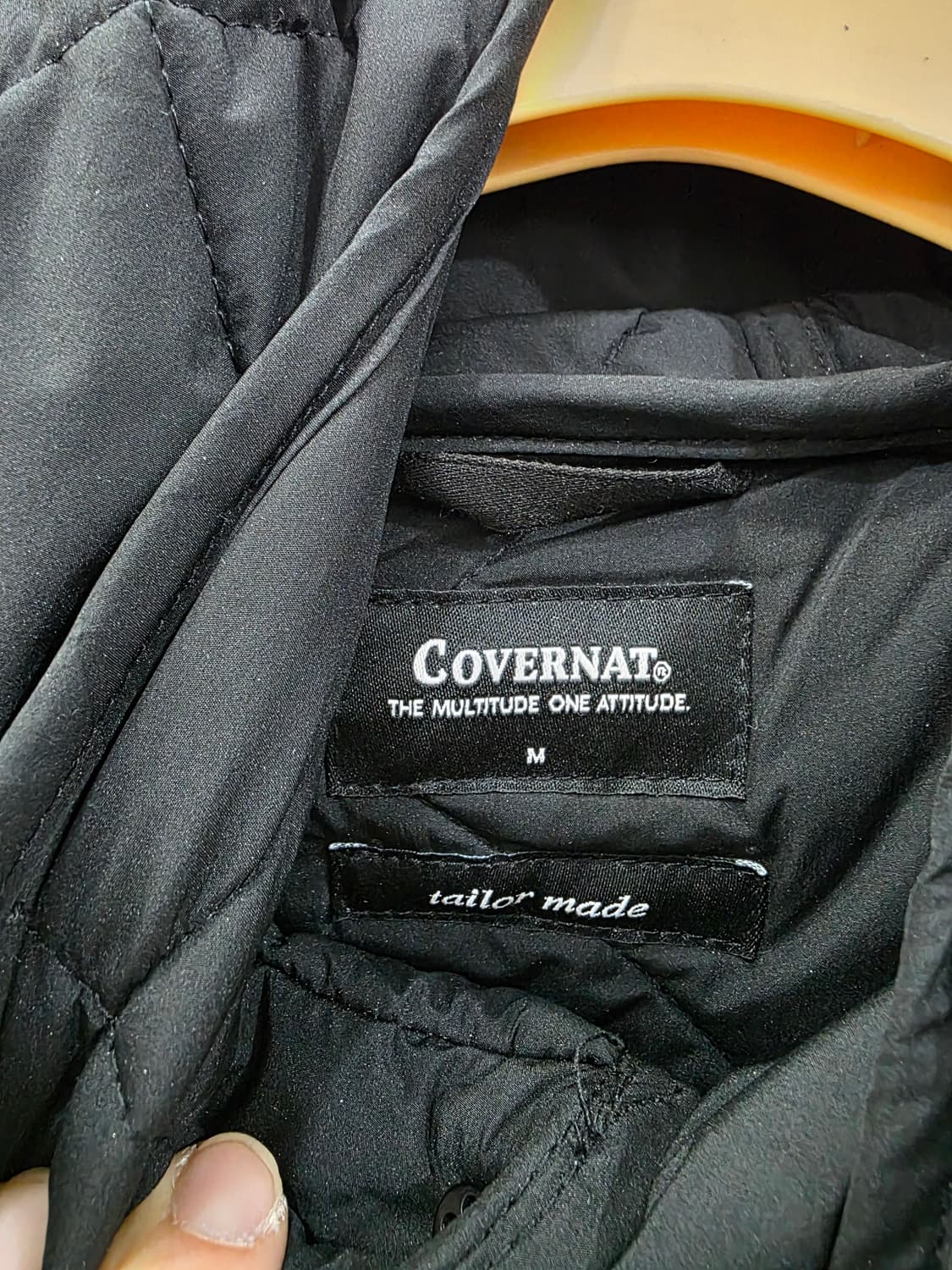 커버낫 남성 떢볶이 퀼팅 롱 자켓 상품이미지3