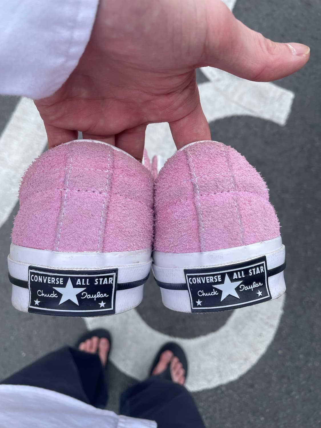 컨버스 원스타 핑크 스웨이드 260mm 상품이미지4