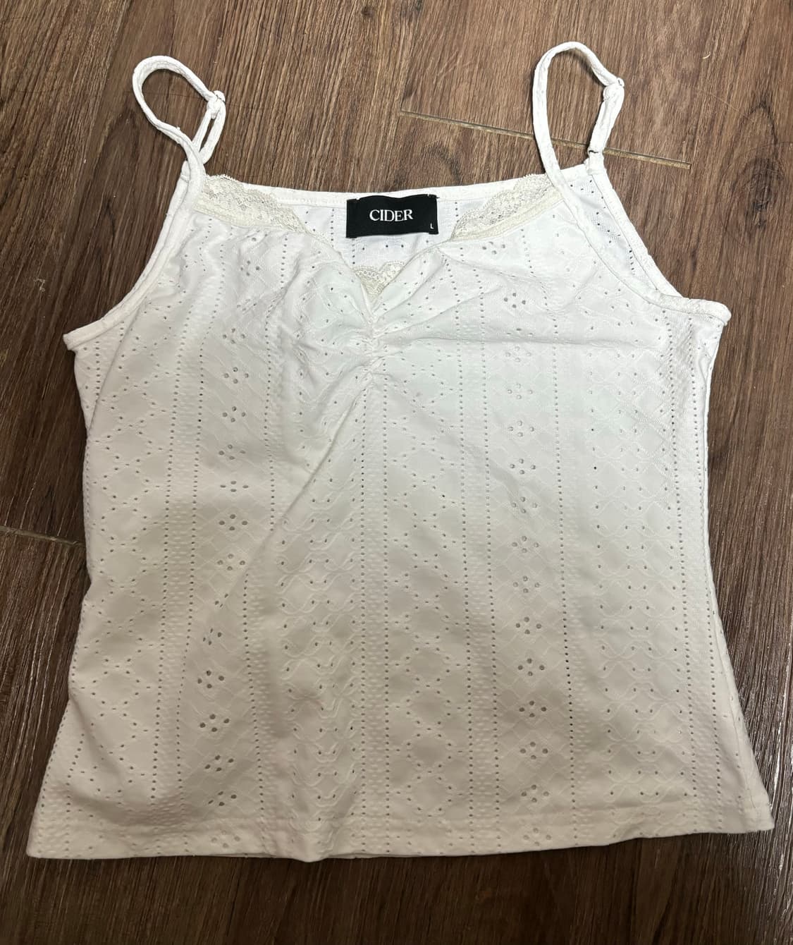 샵사이다 화이트 나시 상품이미지2