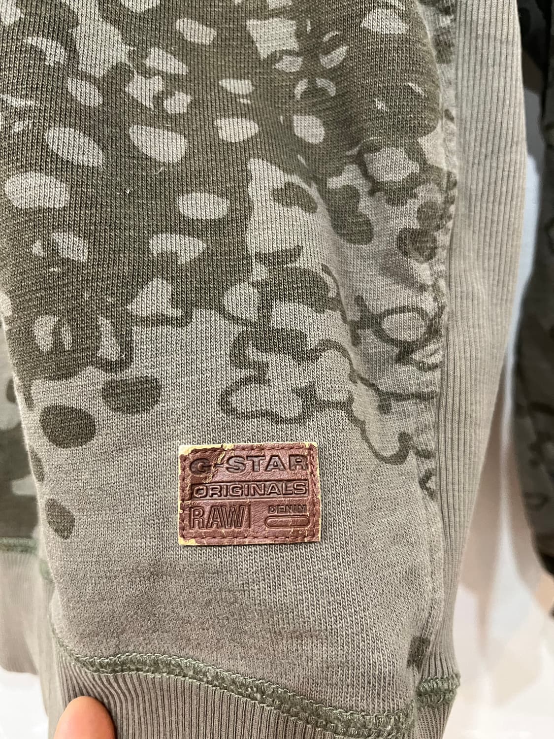 지스타로우 밀리터리 스웻셔츠 맨투맨 L 상품이미지3