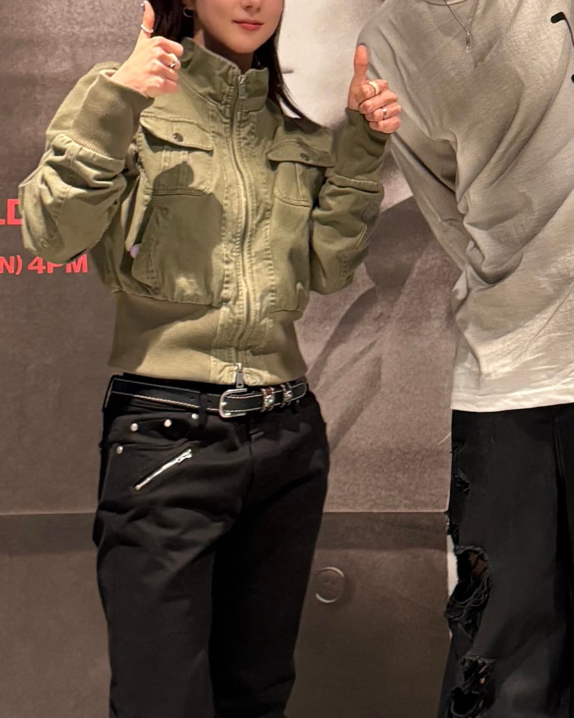 블랙업 워싱 하이넥 점퍼 상품이미지4